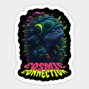 COSMIC MUSHROOM FUNGI Sticker